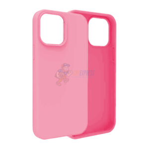 iPhone 14 Pro Max Slim Soft Silicone Protective ShockProof Case Cover Pink