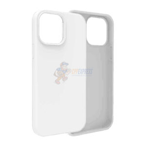 iPhone 14 Pro Max Slim Soft Silicone Protective ShockProof Case Cover White