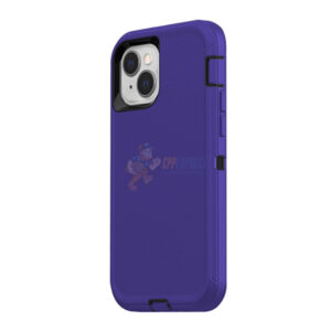 iPhone 14 Plus Shockproof Defender Case Cover Purple