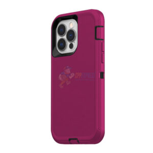 iPhone 14 Pro Shockproof Defender Case Cover Purple