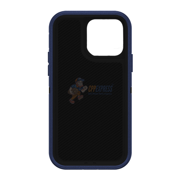 iPhone 14 Pro Shockproof Defender Case Cover with Belt Clip Dark Blue