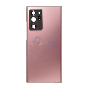 Samsung Galaxy Note 20 Ultra Battery Back Glass Door Cover Housing with Camera Lens Installed Pink