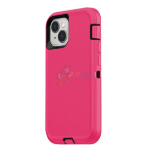 iPhone 13 Mini Shockproof Defender Case Cover Hot Pink