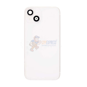iPhone 13 Battery Back Door Perfect Fit Premium Back Cover Case Housing - White