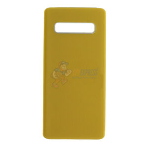 Samsung Galaxy S10E Battery Back Door Glass Perfect Fit Premium Back Cover - Yellow
