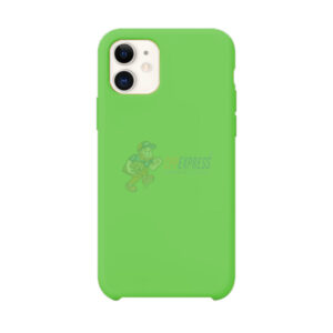 iPhone 11 Slim Soft Silicone Protective ShockProof Case Cover Fluorescent Green