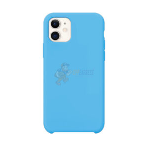 iPhone 11 Slim Soft Silicone Protective ShockProof Case Cover Sky Blue