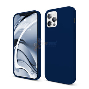 iPhone 12 Pro Max Slim Soft Silicone Protective ShockProof Case Cover Dark Blue
