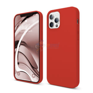 iPhone 12 Pro Max Slim Soft Silicone Protective ShockProof Case Cover Red