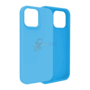 iPhone 13 Pro Max Slim Soft Silicone ShockProof Protective Case Cover Sky Blue