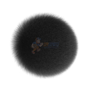 Tzumi Nuckees Trends Fuzzy Pom Magnetic Phone Grip and Stand Gray