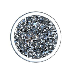 Tzumi Nuckee Trends Phone Wallet Diamond Cluster Silver