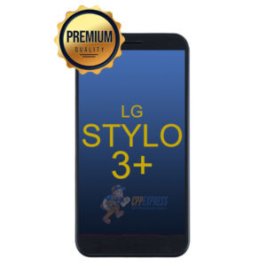 LG Stylo 3 Plus Premium LCD and Assembly with Frame Black