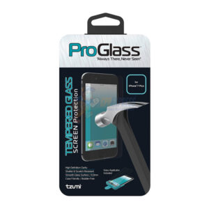 Tzumi ProGlass Tempered Glass Screen Protector for iPhone 7 8 Plus