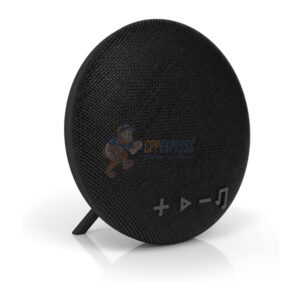 Tzumi Deco Series Small Wireless Bluetooth Fabric Speaker Powerful Sound Black