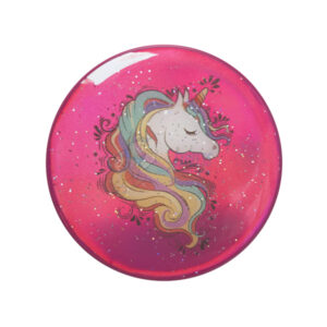 Tzumi Nuckees Gels Phone Grip Stand Sparkle Pink Opal Unicorn