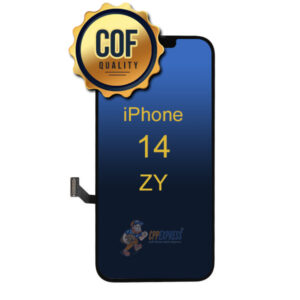 iPhone 14 ZY Soft LCD Screen Digitizer Complete Assembly COF Quality - Black