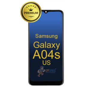 Samsung Galaxy A04S US Version LCD Touch Screen Digitizer Assembly with Frame Black