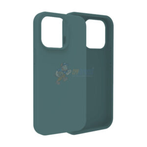 iPhone 14 Pro Slim Soft Silicone Protective ShockProof Case Cover Dark Green