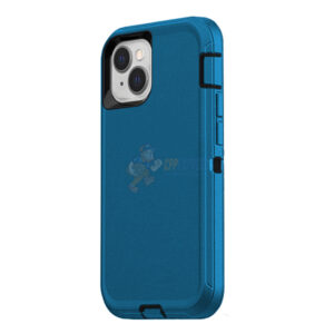 iPhone 15 Shockproof Defender Case Cover Blue
