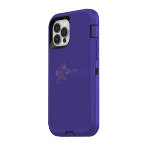 iPhone 15 Pro Max Shockproof Defender Case Cover Purple