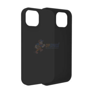 iPhone 15 Slim Soft Silicone Protective ShockProof Case Cover Black