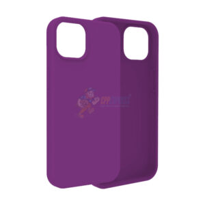iPhone 15 Slim Soft Silicone Protective ShockProof Case Cover Dark Purple