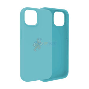 iPhone 15 Slim Soft Silicone Protective ShockProof Case Cover Light Blue