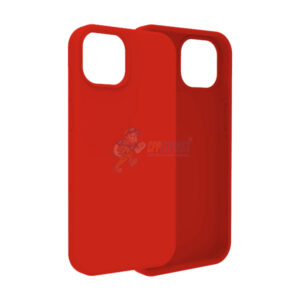 iPhone 15 Slim Soft Silicone Protective ShockProof Case Cover Red