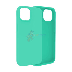 iPhone 15 Slim Soft Silicone Protective ShockProof Case Cover Spearmint Green