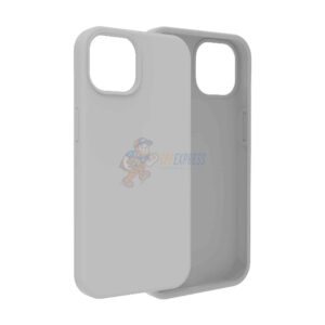 iPhone 15 Plus Slim Soft Silicone Protective ShockProof Case Cover Gray