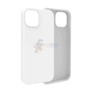 iPhone 15 Plus Slim Soft Silicone Protective ShockProof Case Cover White