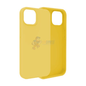 iPhone 15 Plus Slim Soft Silicone Protective ShockProof Case Cover Yellow