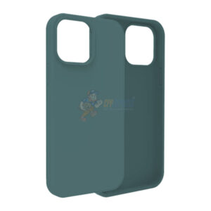 iPhone 15 Pro Max Slim Soft Silicone Protective ShockProof Case Cover Dark Green