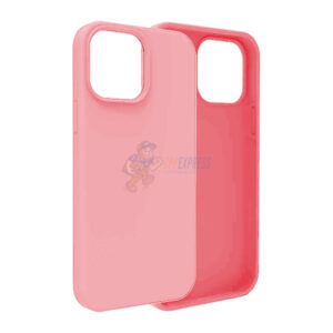 iPhone 15 Pro Max Slim Soft Silicone Protective ShockProof Case Cover Light Pink