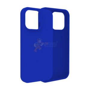 iPhone 15 Pro Slim Soft Silicone Protective ShockProof Case Cover Jewelry Blue