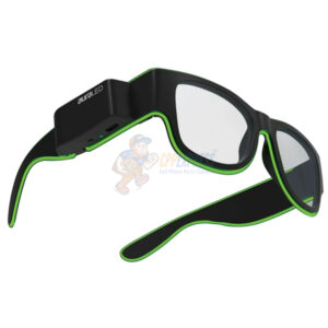 Tzumi Lightwire Party Shades Glasses Green
