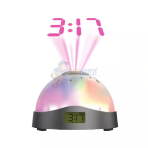 Tzumi Aura LED Projection Nightlight Color Clock