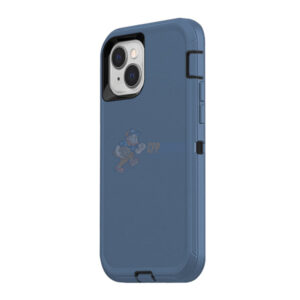 iPhone 14 Plus Shockproof Defender Case Cover Light Blue
