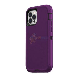 iPhone 14 Pro Max Shockproof Defender Case Cover Dark Purple