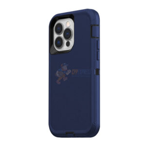 iPhone 14 Pro Shockproof Defender Case Cover Dark Blue