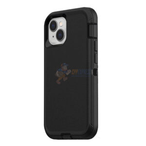 iPhone 15 Shockproof Defender Case Cover Black