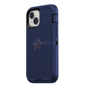 iPhone 15 Shockproof Defender Case Cover Dark Blue
