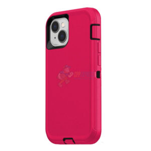 iPhone 15 Shockproof Defender Case Cover Pink