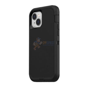 iPhone 15 Plus Shockproof Defender Case Cover Black
