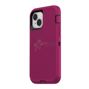 iPhone 15 Plus Shockproof Defender Case Cover Purple