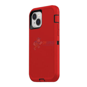 iPhone 15 Plus Shockproof Defender Case Cover Red