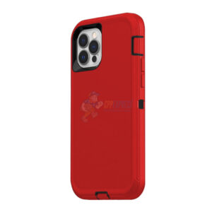 iPhone 15 Pro Max Shockproof Defender Case Cover Red
