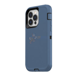 iPhone 15 Pro Shockproof Defender Case Cover Light Blue