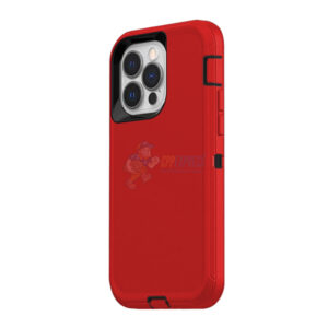 iPhone 13 Pro Shockproof Defender Case Cover Red